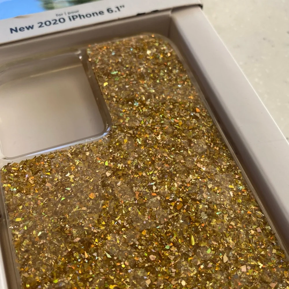 Case Mate Gold Twinkle 6.1” iPhone 12 Case